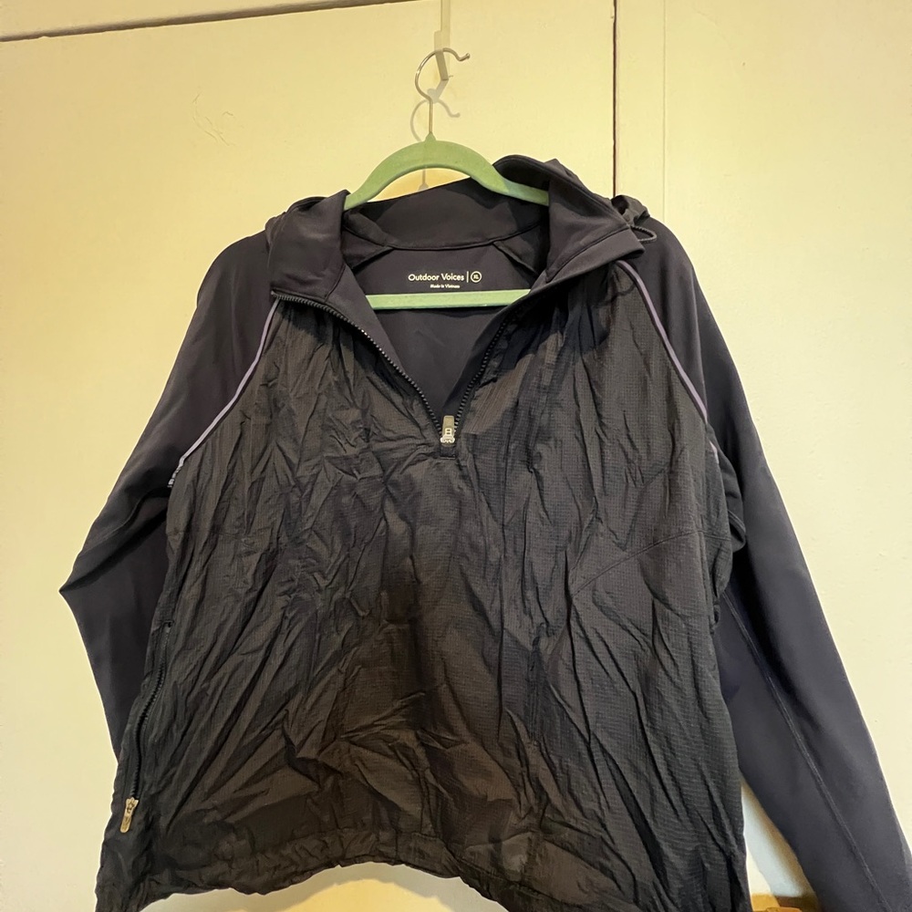 Outdoor Voices Women's Dark Blue Running Jacket